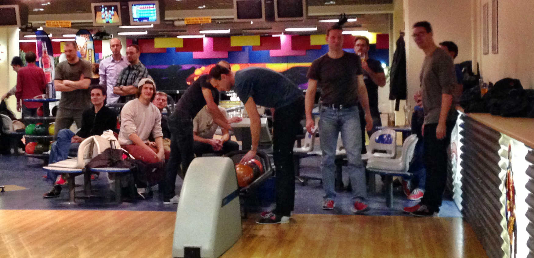 Die Bowlingkönige - damals aber noch am Tabellenende