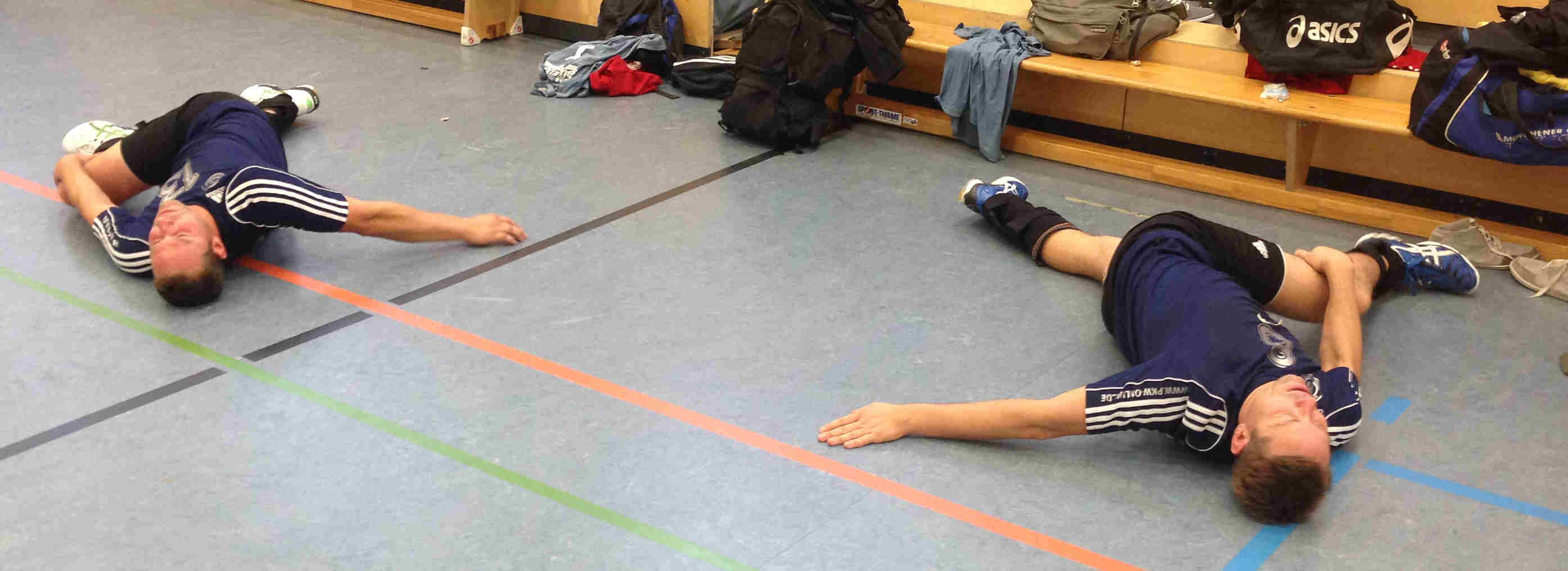 Beacher beim Ausddeln